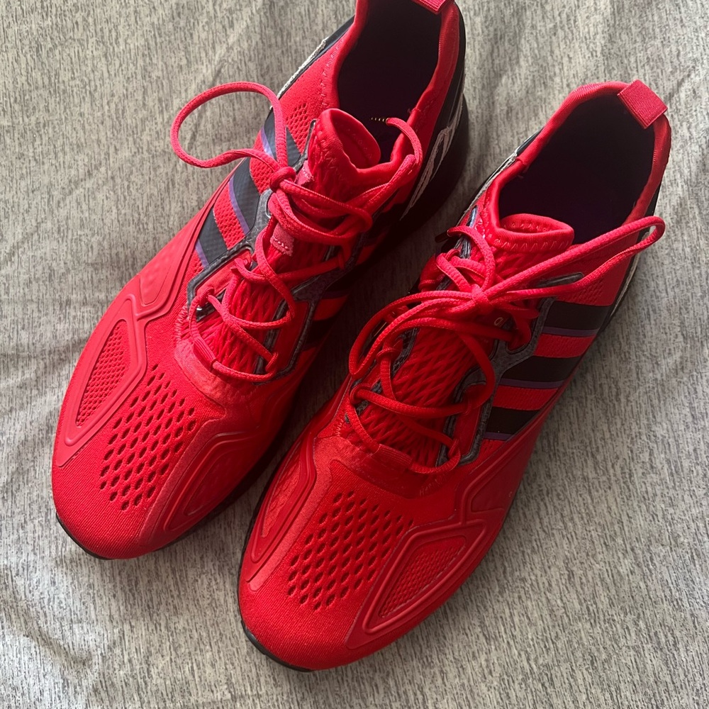 Adidas Red Athletic Sneakers